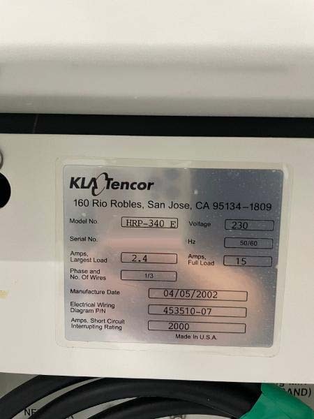 圖為 已使用的 KLA / TENCOR HRP 340 待售