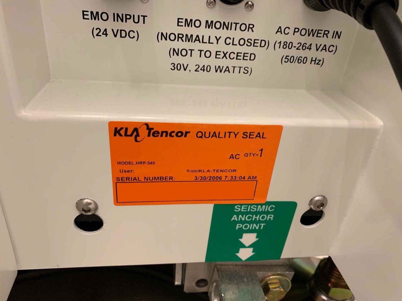 Foto Verwendet KLA / TENCOR HRP 340 Zum Verkauf