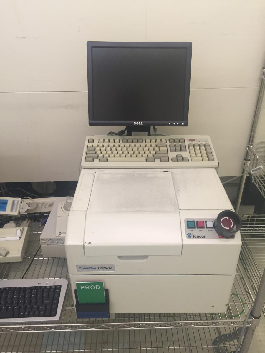 Photo Used KLA / TENCOR Omnimap RS75 / TC For Sale