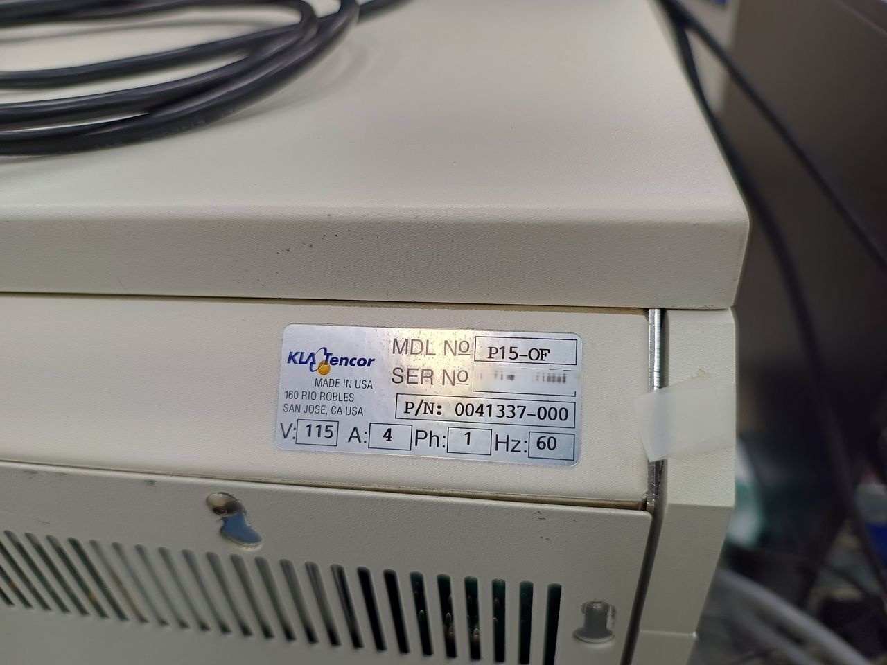 Photo Used KLA / TENCOR P15-OF For Sale
