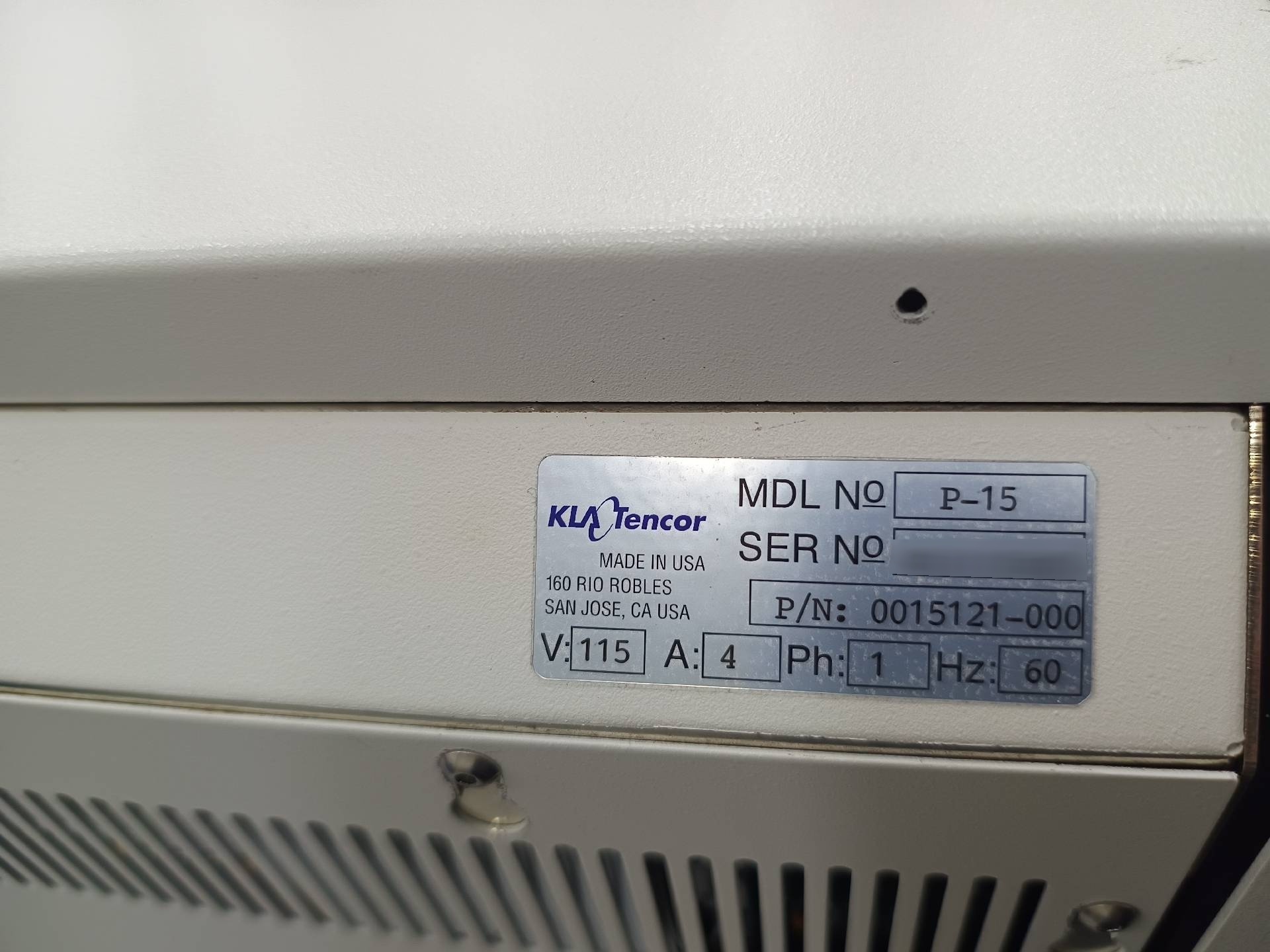 Foto Verwendet KLA / TENCOR P15 Zum Verkauf