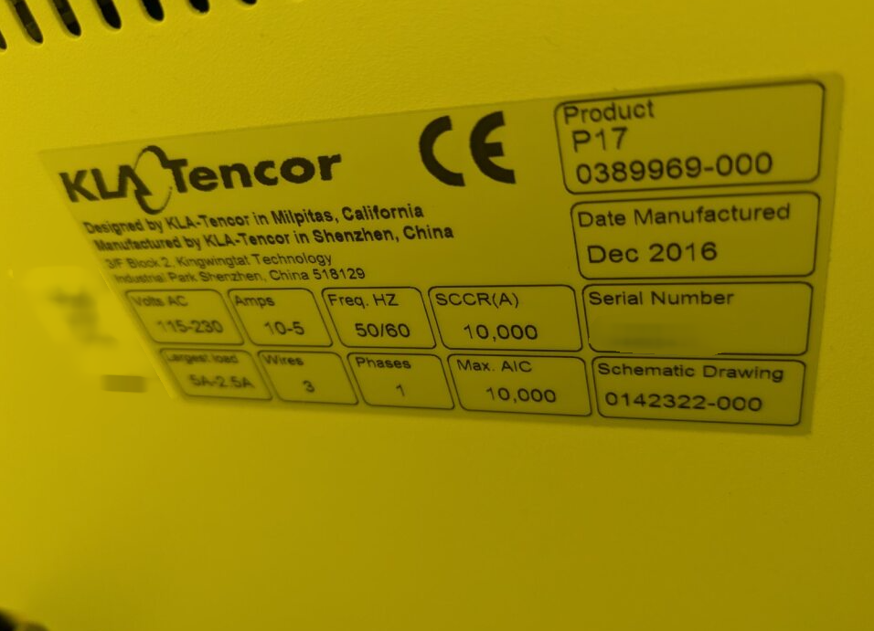 Foto Verwendet KLA / TENCOR P17 Zum Verkauf