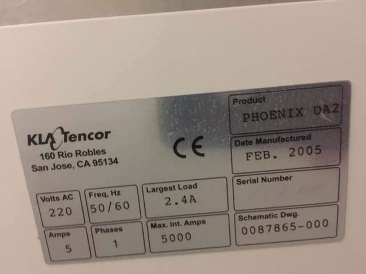 Photo Used KLA / TENCOR Phoenix DA2 For Sale