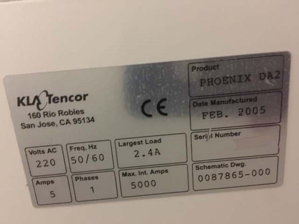 Photo Used KLA / TENCOR Phoenix DA2 For Sale