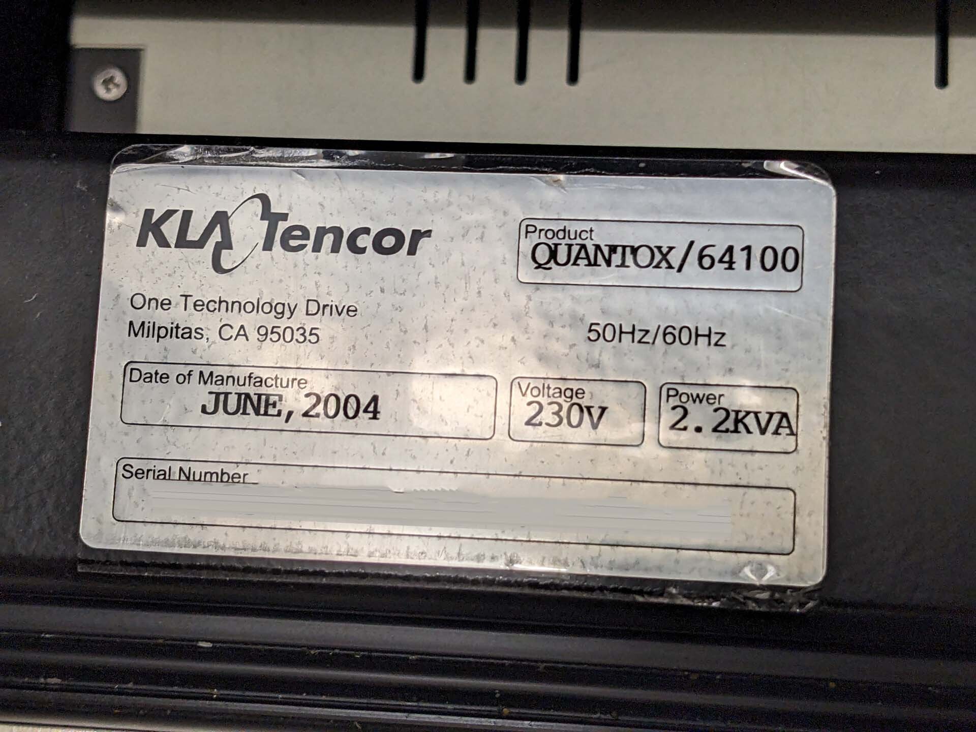 사진 사용됨 KLA / TENCOR Quantox 64100 판매용