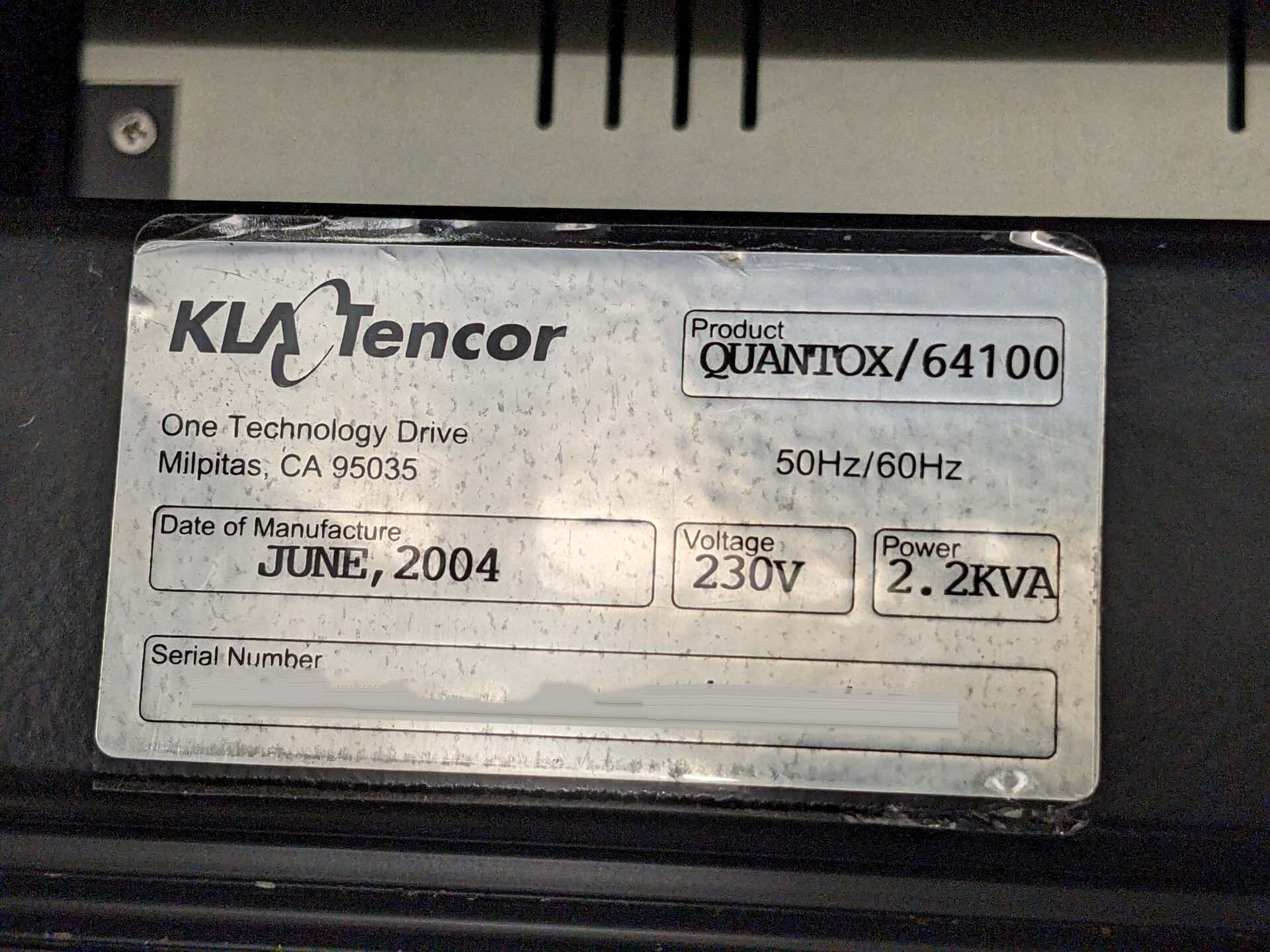 사진 사용됨 KLA / TENCOR Quantox 64100 판매용