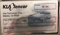 Foto Verwendet KLA / TENCOR / PROMETRIX RS-35C Zum Verkauf