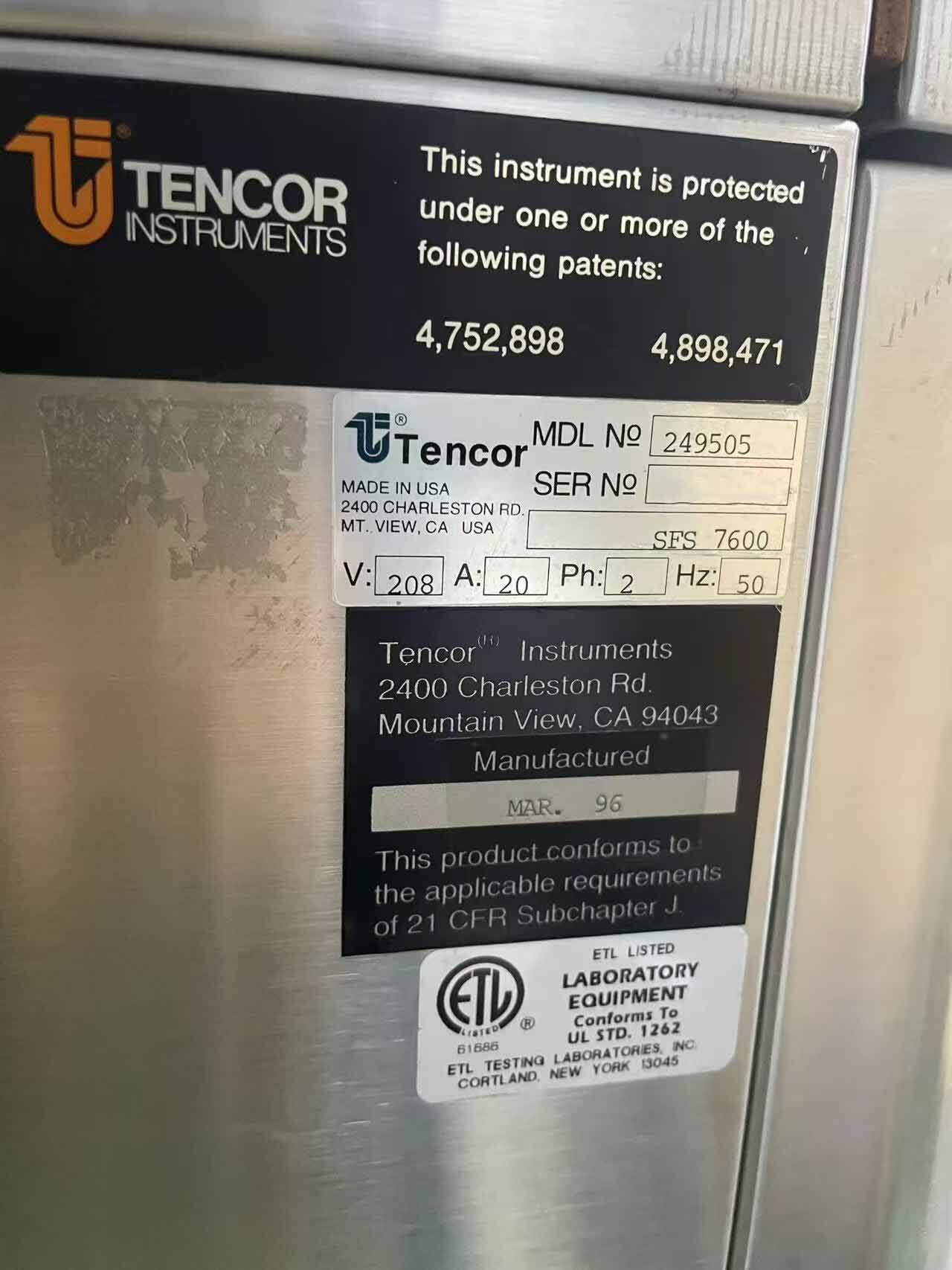 フォト（写真） 使用される KLA / TENCOR SFS 7600 販売のために