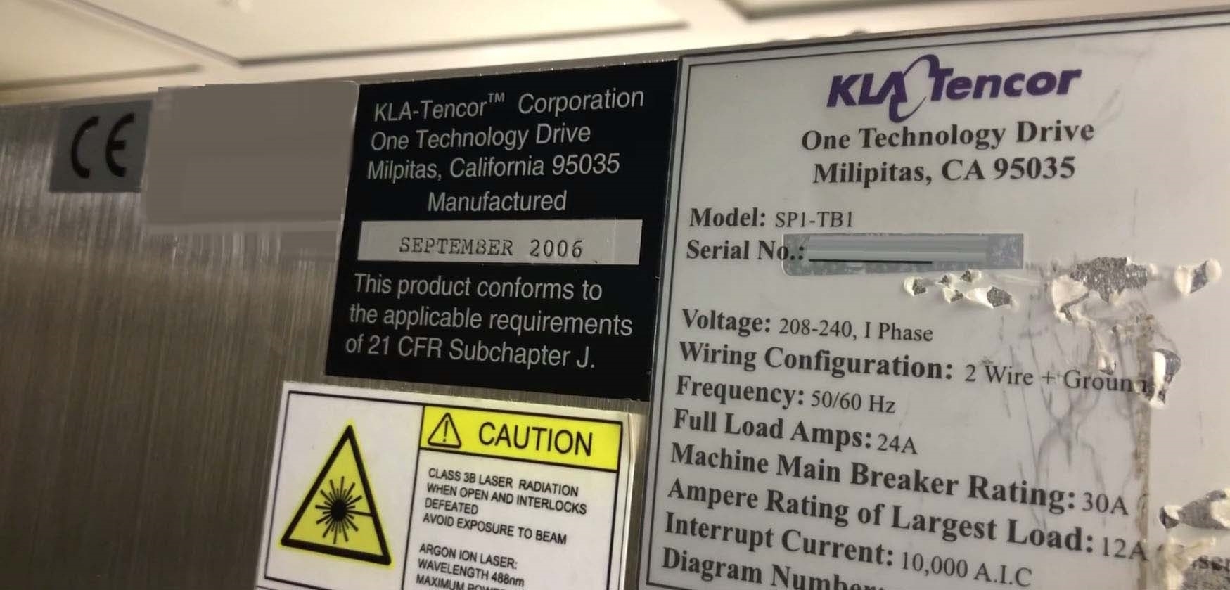 フォト（写真） 使用される KLA / TENCOR SP1-TBI 販売のために