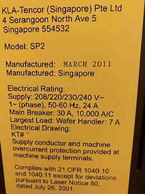 사진 사용됨 KLA / TENCOR Surfscan SP2 판매용