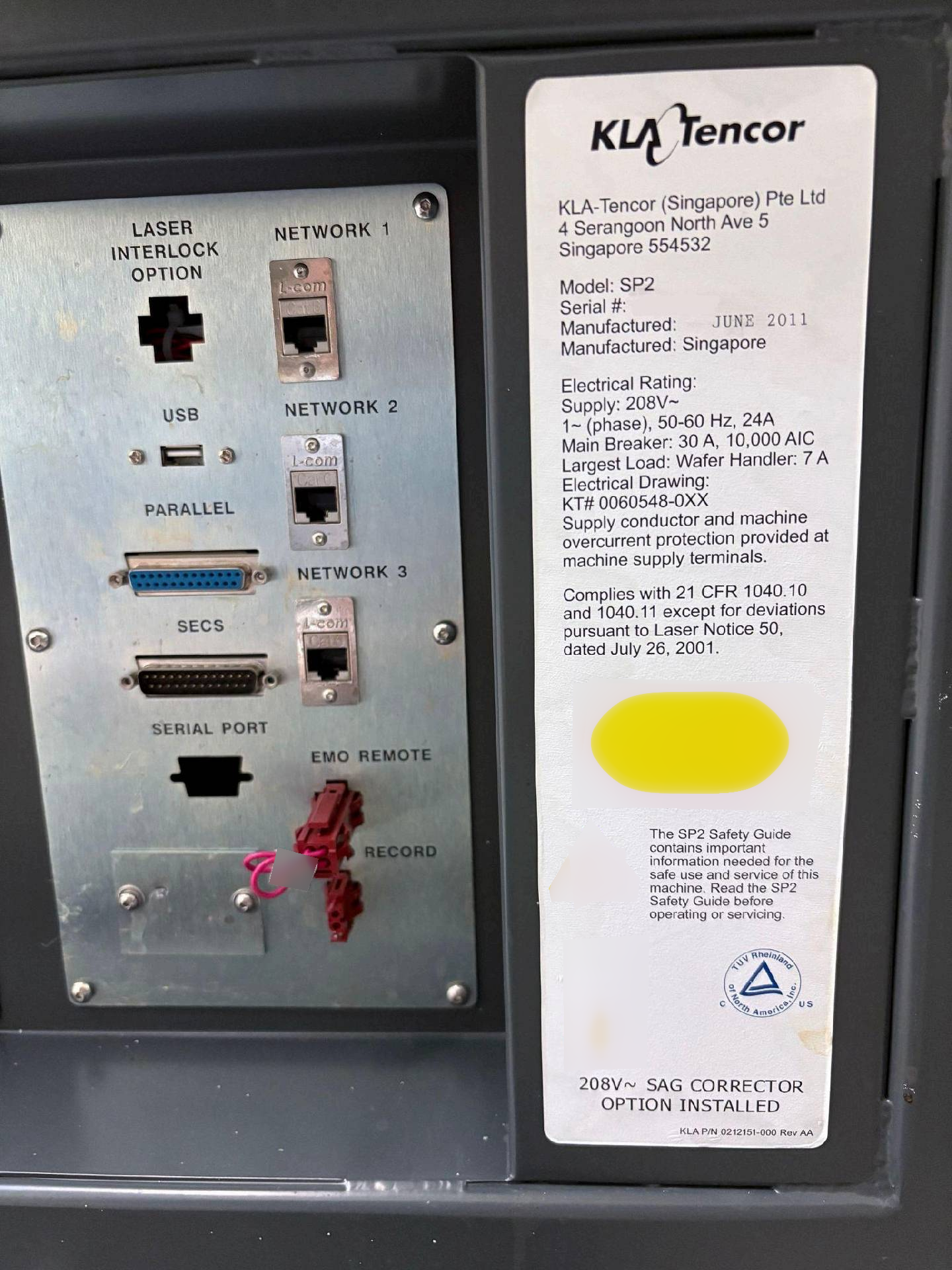 圖為 已使用的 KLA / TENCOR Surfscan SP2 待售