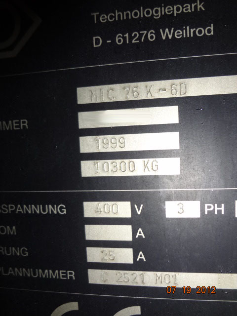 圖為 已使用的 KLINGELNBERG Micronic 76 待售