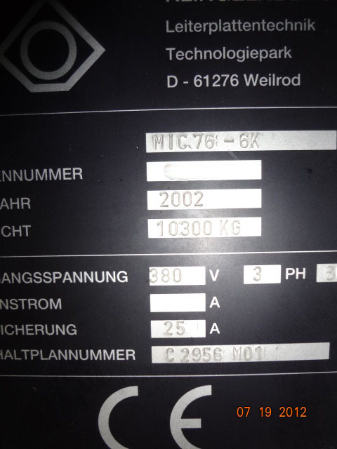 图为 已使用的 KLINGELNBERG Micronic 76 待售