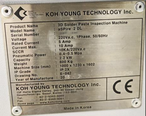 Photo Used KOH-YOUNG Aspire 2DL For Sale