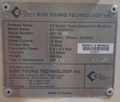 フォト（写真） 使用される KOH-YOUNG KY-3030 販売のために