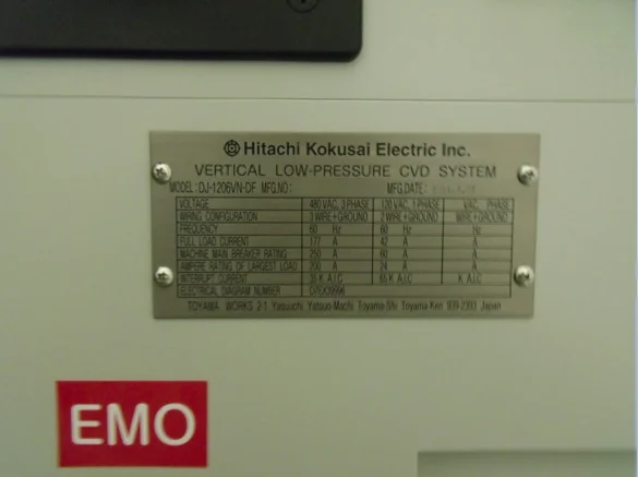 KOKUSAI Quixace II Diffusion Furnace used for sale price
