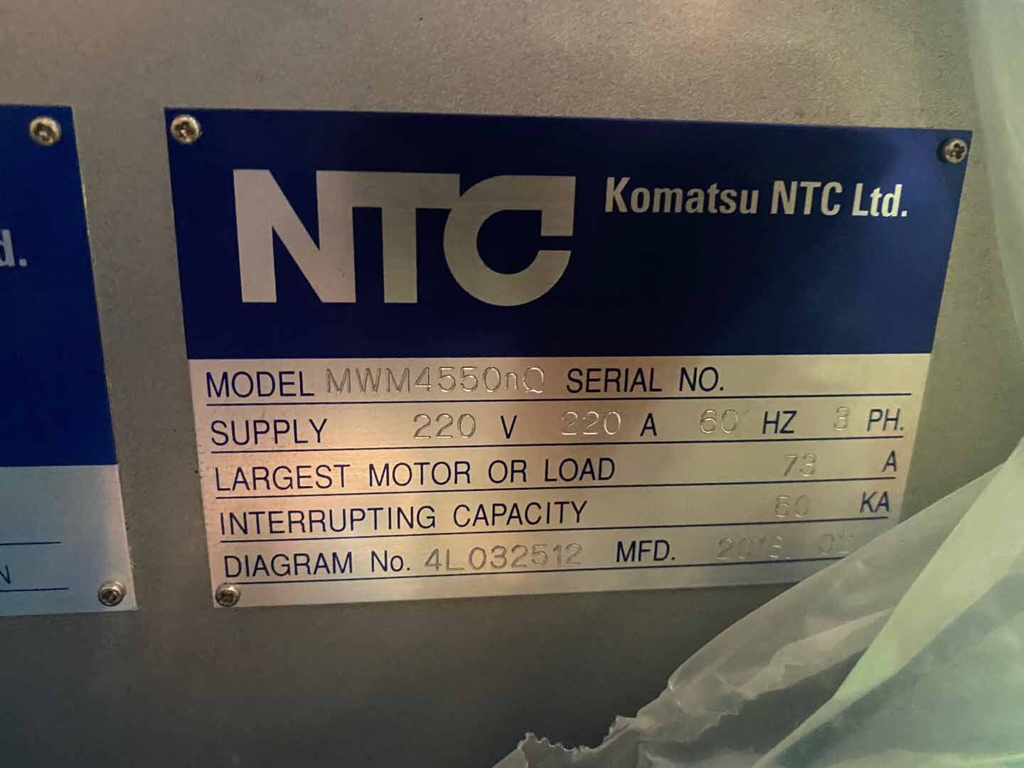 图为 已使用的 KOMATSU NTC MWM 4550nQ 待售