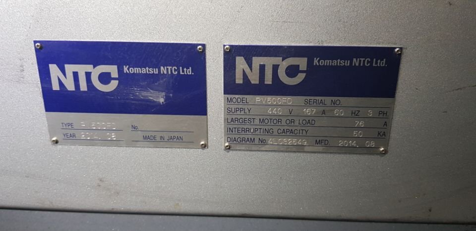 フォト（写真） 使用される NTC / KOMATSU PV500FD 販売のために