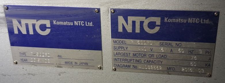 图为 已使用的 NTC / KOMATSU PV500FD 待售
