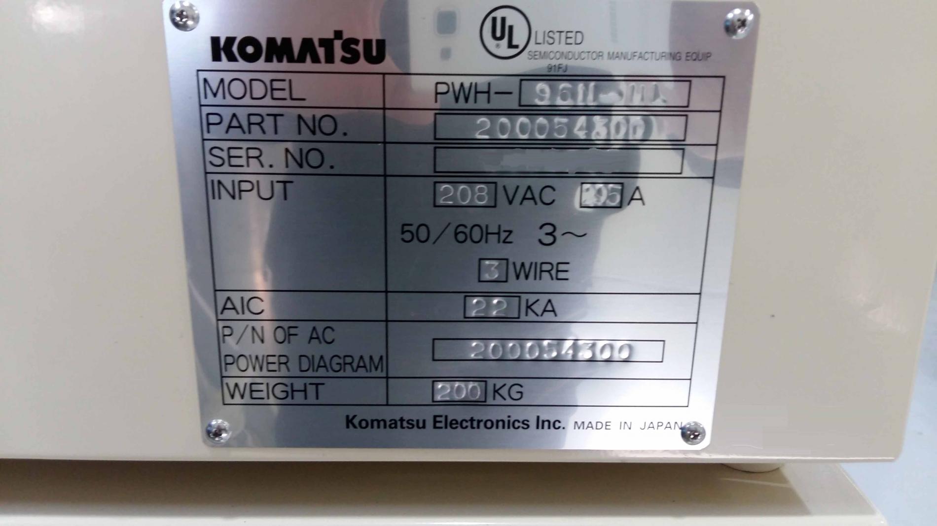 图为 已使用的 KOMATSU PWP-96N 待售