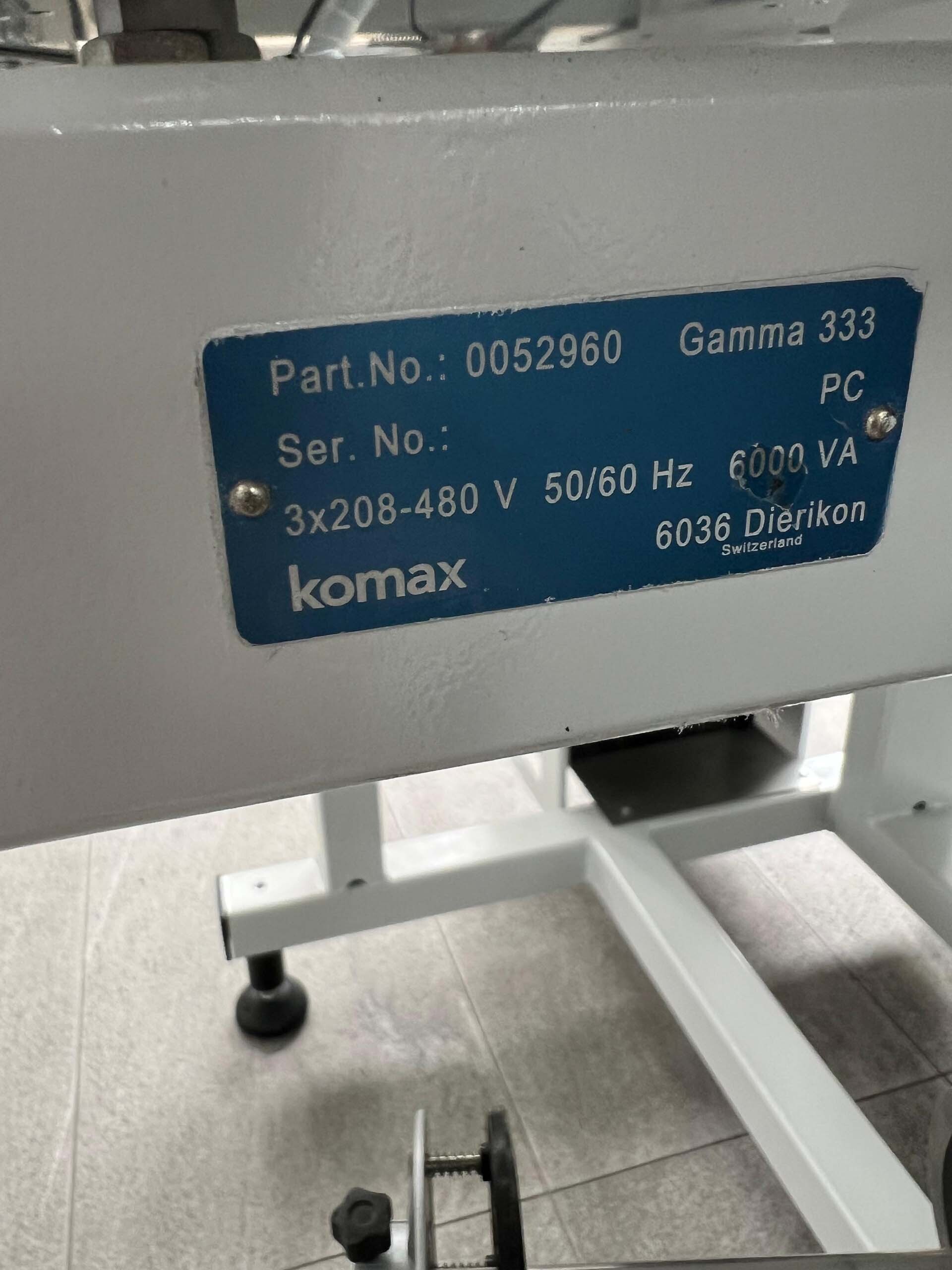 Photo Utilisé KOMAX Gamma 333 PC À vendre