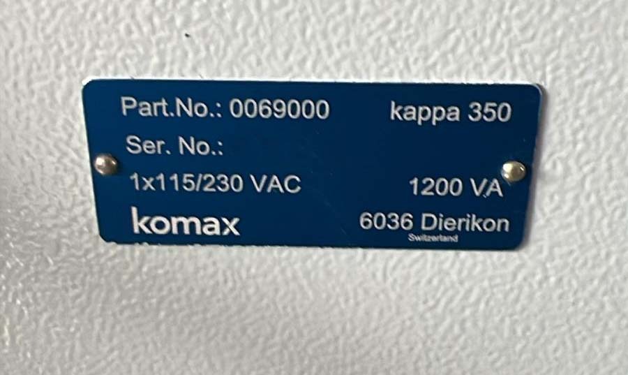 Photo Utilisé KOMAX Kappa 350 À vendre