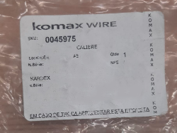 Photo Used KOMAX Lot of spare parts for Gamma 333 For Sale