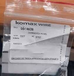 圖為 已使用的 KOMAX Lot of spare parts for Gamma 333 待售