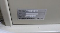 Photo Used KOYO / LINDBERG 206E-M100 For Sale