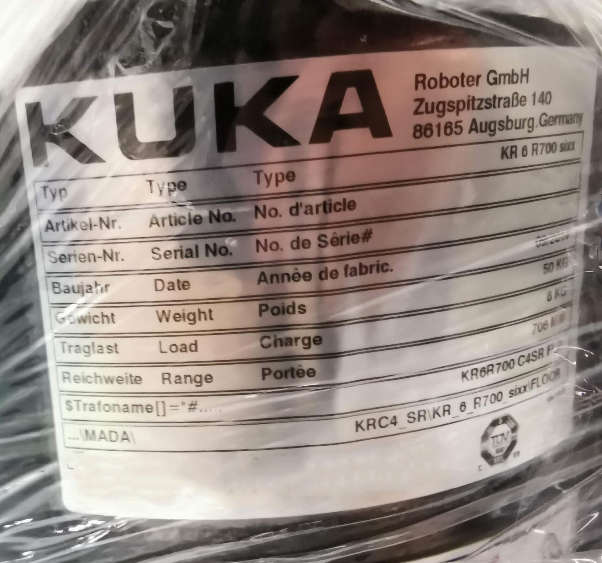 フォト（写真） 使用される KUKA KR 6 R700 sixx 販売のために