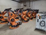 Photo Used KUKA Lot of (400) KR210 / KR210L180 / KR210L150 For Sale