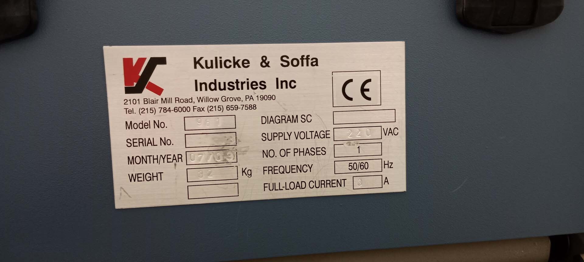 Foto Verwendet KULICKE & SOFFA 961 Zum Verkauf