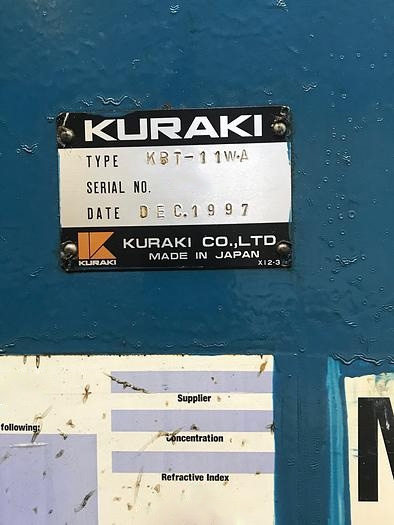 圖為 已使用的 KURAKI KBT-11WA 待售