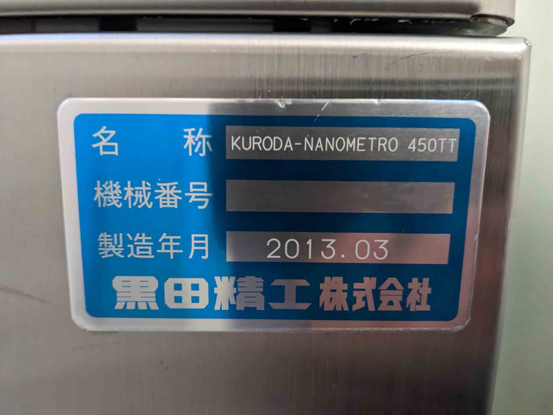 Photo Used KURODA Nanometro 450TT For Sale