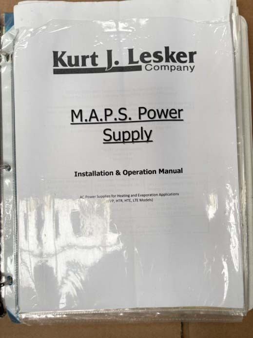 Photo Used KURT J. LESKER PVD 75 For Sale