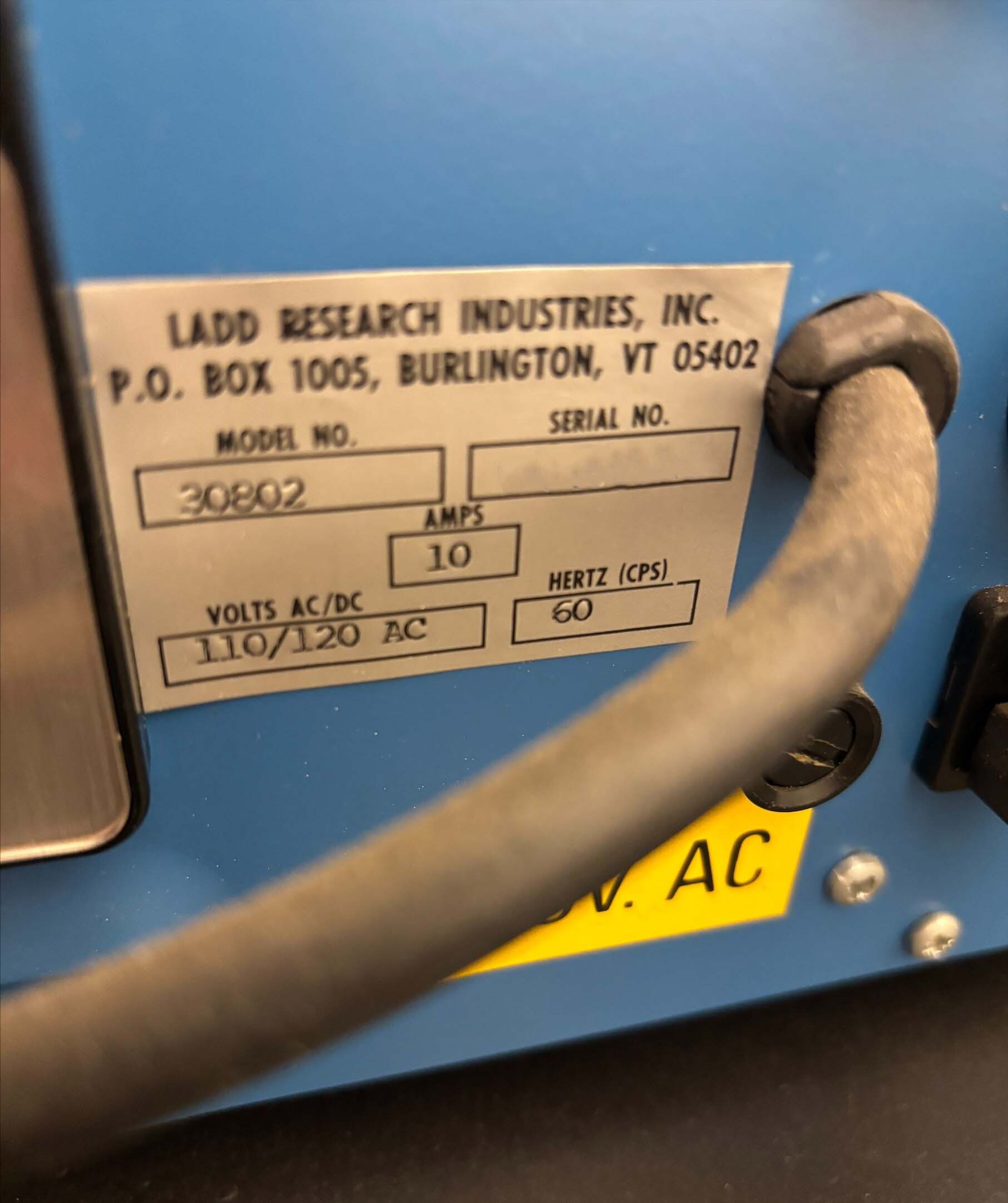 圖為 已使用的 LADD RESEARCH 30800 待售