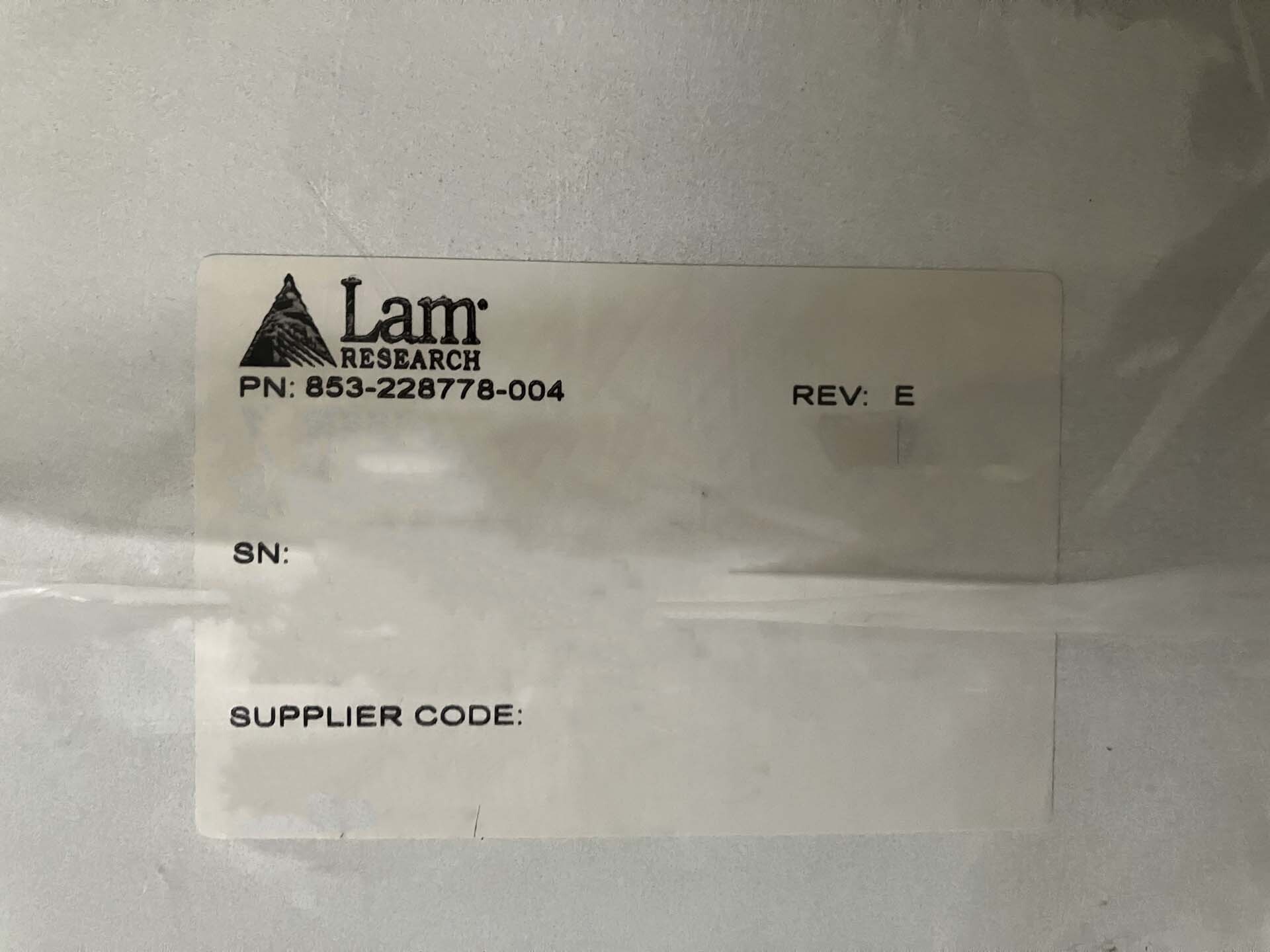 Foto Verwendet LAM RESEARCH / NOVELLUS 853-228778-004 Zum Verkauf