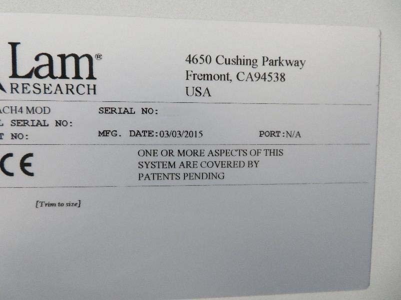 Photo Used LAM RESEARCH / NOVELLUS Vector Extreme For Sale