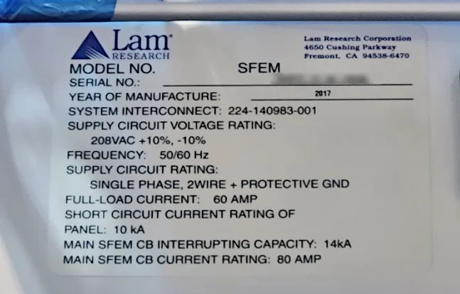 LAM RESEARCH 2300 E6 FLEX HX PLUS Etcher / Asher used for sale