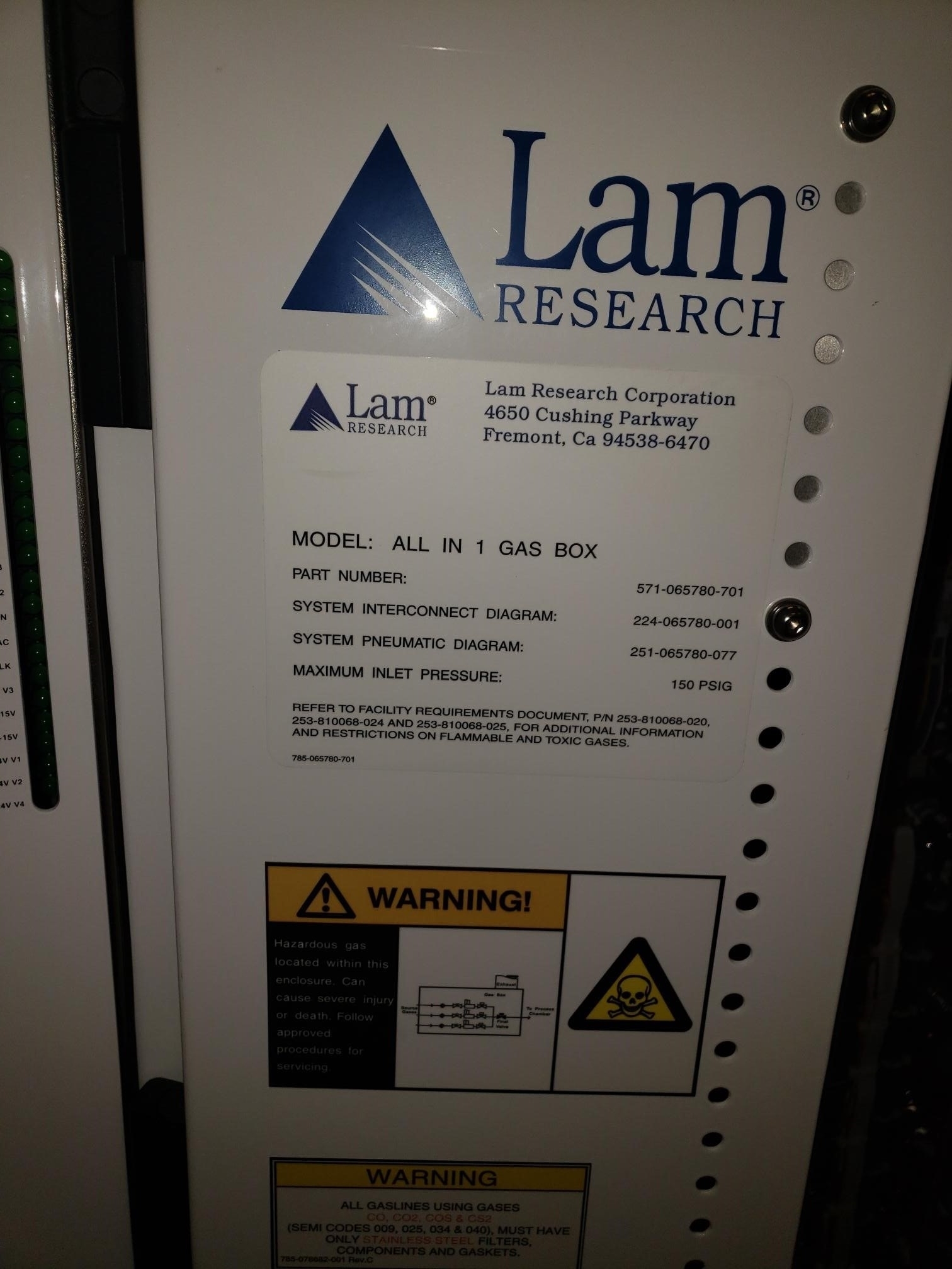 Photo Used LAM RESEARCH 2300 Flex E+ PM Chambers For Sale