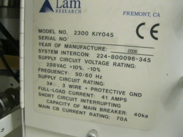 フォト（写真） 使用される LAM RESEARCH 2300 Versys Kiyo 販売のために