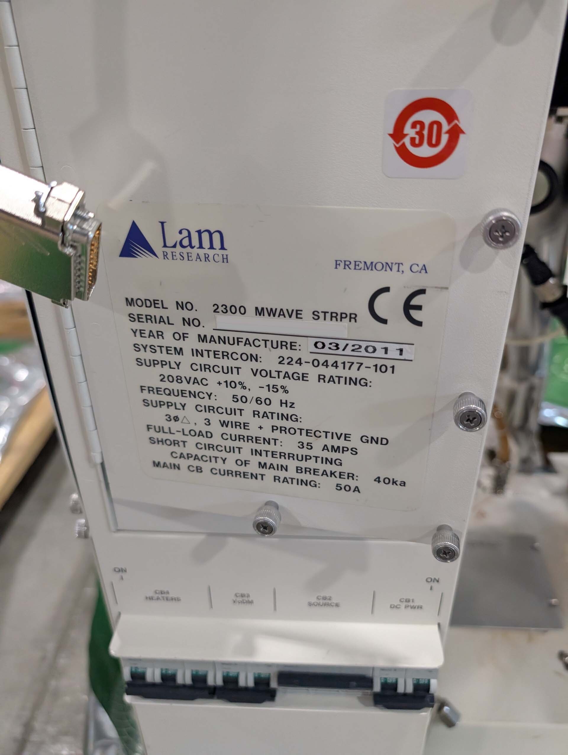 图为 已使用的 LAM RESEARCH 2300e4 待售