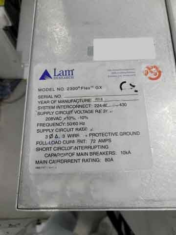 사진 사용됨 LAM RESEARCH 2300e4 Exelan Flex GX 판매용
