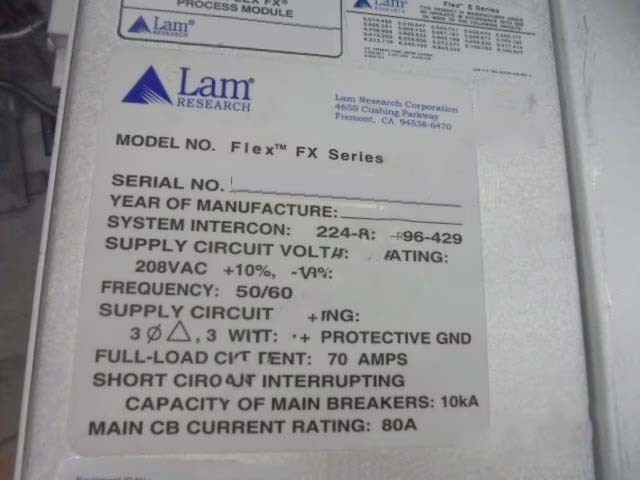 사진 사용됨 LAM RESEARCH 2300e5 Exelan Flex FX 판매용