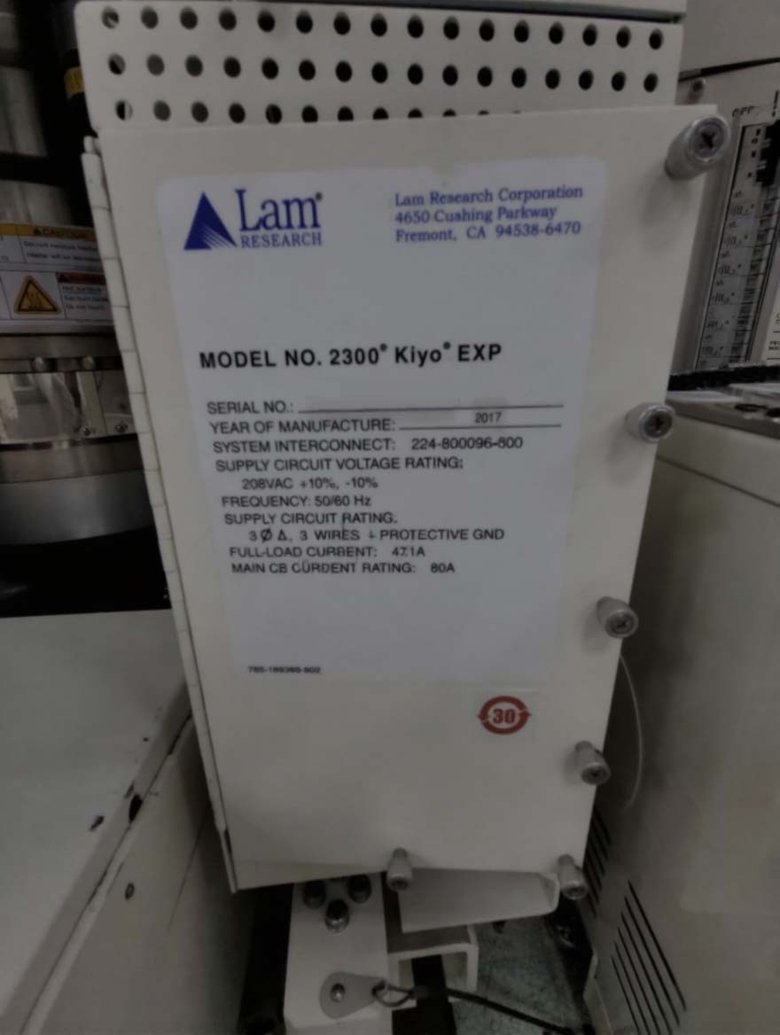 图为 已使用的 LAM RESEARCH 2300e5 KIYO EXP Poly 待售