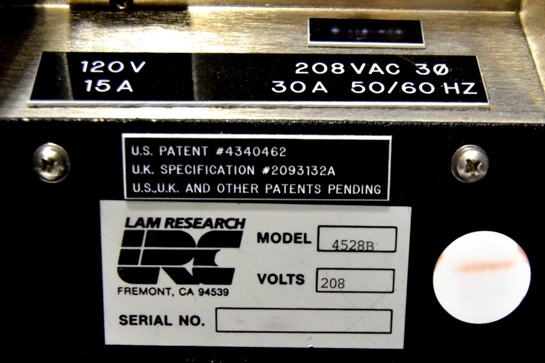 フォト（写真） 使用される LAM RESEARCH 4528B 販売のために