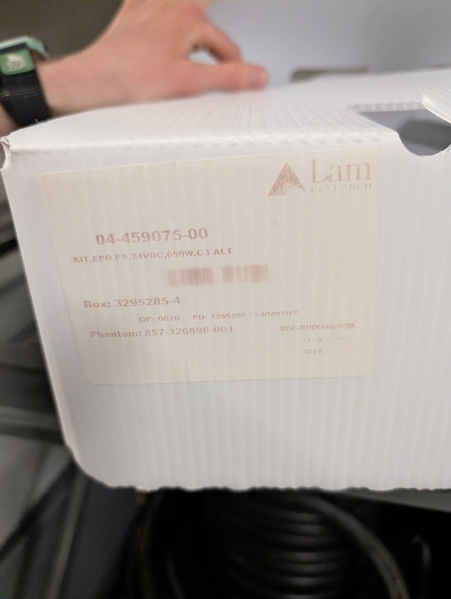 Photo Used LAM RESEARCH 685-259878-001 For Sale