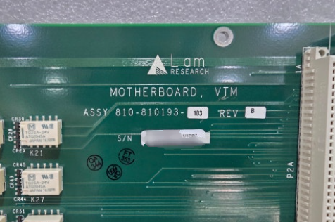 Photo Used LAM RESEARCH 810-810193-103 For Sale
