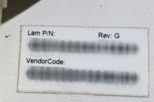 圖為 已使用的 LAM RESEARCH 853-082544-60X 待售