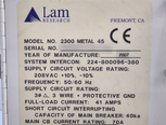 圖為 已使用的 LAM RESEARCH 853-082544-60X 待售